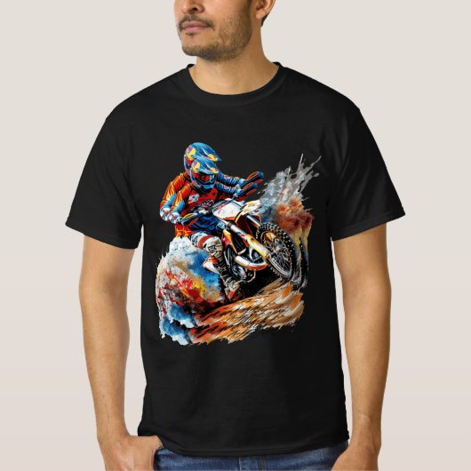 Motorcross Extreme wereldkampioen T-shirt (Voorkant)
