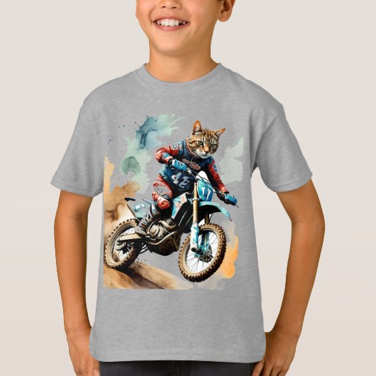 Motorcross Fietsfiets Fietsen Cycle T-shirt (Voorkant)