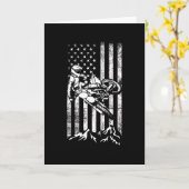 Motorcross Gift Dirt Bike Kaart (Gele Bloem)