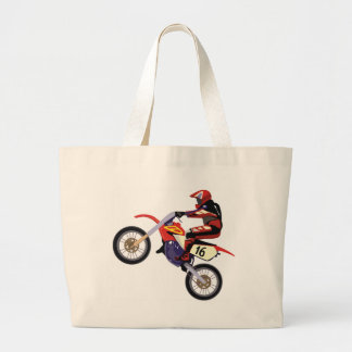 Motorcross Grote Tote Bag