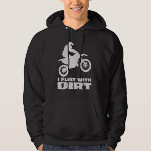 Motorcross I Flirt met vuile Mannen Vrouwen Tiener Hoodie