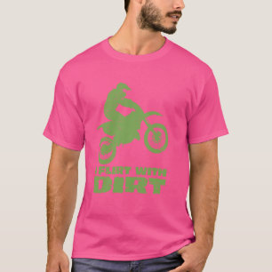Motorcross I Flirt met vuile Mannen Vrouwen Tiener T-shirt