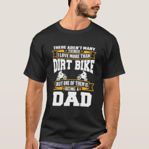 Motorcross is een vader en houdt van crossmotor va t-shirt