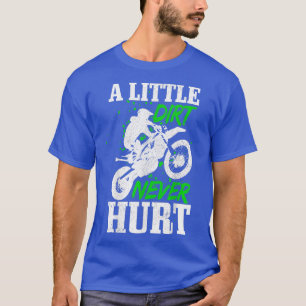 Motorcross Little Dirt Nooit Pech Dirt Bike MX Rac T-shirt