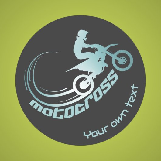 Motorcross Moto crossmotor label