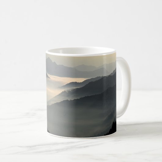 Motorcross motorfietsengebergte Coffee Mok Cup (Voorkant rechts)