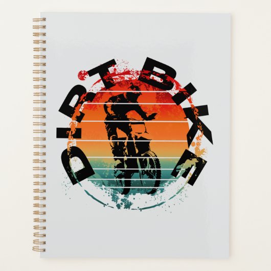Motorcross-motorrijder Planner (Voorkant)
