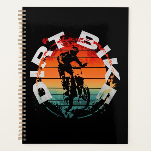 Motorcross-motorrijder Planner (Voorkant)