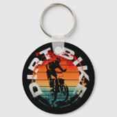 Motorcross-motorrijder Sleutelhanger (Voorkant)