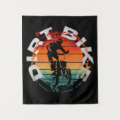 Motorcross-motorrijder Wandkleed (Voorkant)