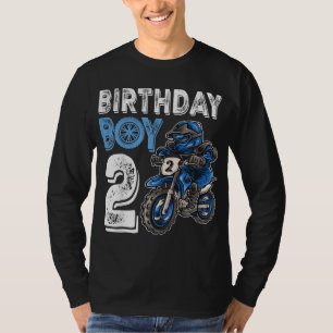 Motorcross MX 2e Gift 2 Jaar Oud Vuilfiets Birthda T-shirt