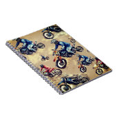 Motorcross off-road art notitieboek (Rechterzijde)