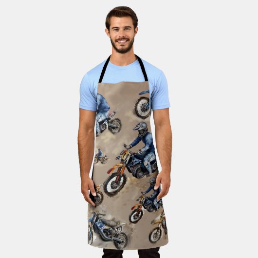 Motorcross off-road art schort (Gedragen)