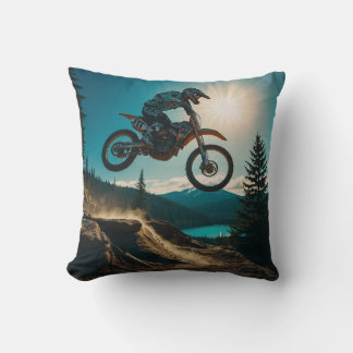 Motorcross Racer bij Spirit Lake Kussen