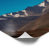 Motorcross Racer op Berghelling Perfect Poster (Hoek)