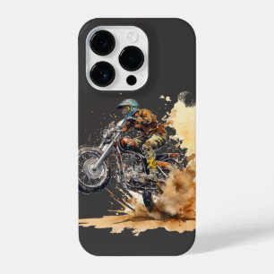 Motorcross Racing Actie Grafisch iPhone 14 Plus Hoesje