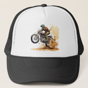 Motorcross Racing Actie Grafisch Trucker Pet