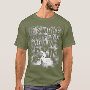 Motorcross Racing Burnout Vuilfiets T-shirt