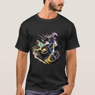 Motorcross Racing Fast Speed Competitie Abstract T-shirt