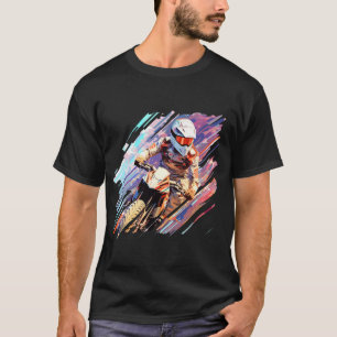Motorcross Racing Fast Speed Competitie Abstract T-shirt