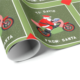 Motorcross Racing Holiday Gift Cadeaupapier