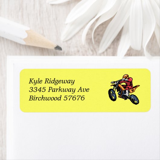 Motorcross retouradres Label LL (Insitu)