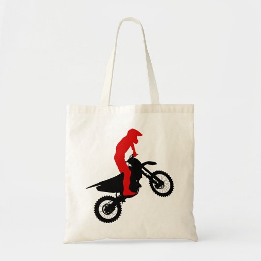 Motorcross Rider Canvas tas (Voorkant)