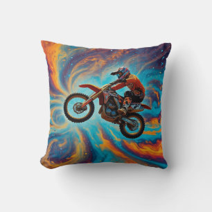 Motorcross Rider en Dreamscape Kussen