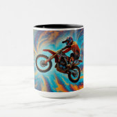 Motorcross Rider en Dreamscape Mok (Midden)