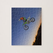 Motorcross Rider Legpuzzel (Verticaal)