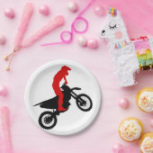 Motorcross Rider Papieren Borden Bordje (Feest)