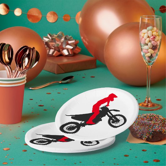 Motorcross Rider Papieren Borden Bordje