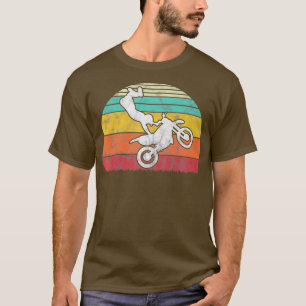 Motorcross Rider  Retro Dirt Bike Premium T-shirt