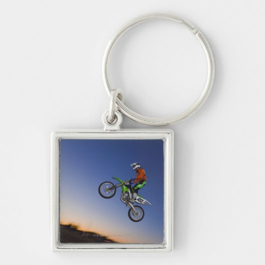 Motorcross Rider Sleutelhanger (Voorkant)