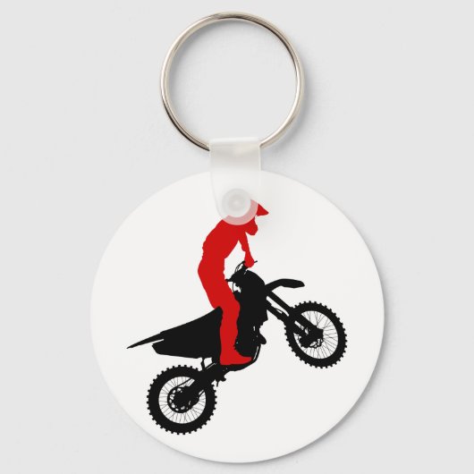 Motorcross Rider Sleutelhanger (Voorkant)