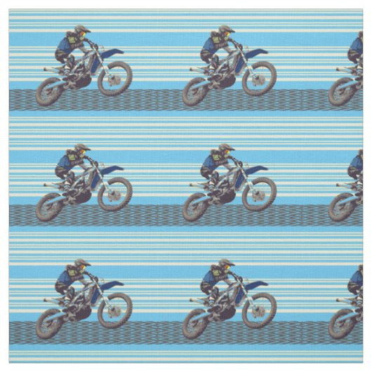 Motorcross Rider Stof (Swatch)