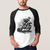 MOTORCROSS RIDER THRILL T SHIRT BINAIRE KLEUREN (Voorkant)