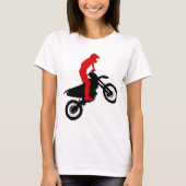 Motorcross Rider Womens T-Shirt (Voorkant)