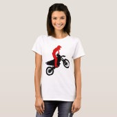 Motorcross Rider Womens T-Shirt (Voorkant volledig)