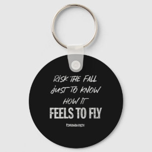 Motorcross Risico De Herfst Halloween Retro Herfst Sleutelhanger