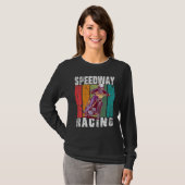 Motorcross Speedway Racen Flat Track T-shirt (Voorkant volledig)