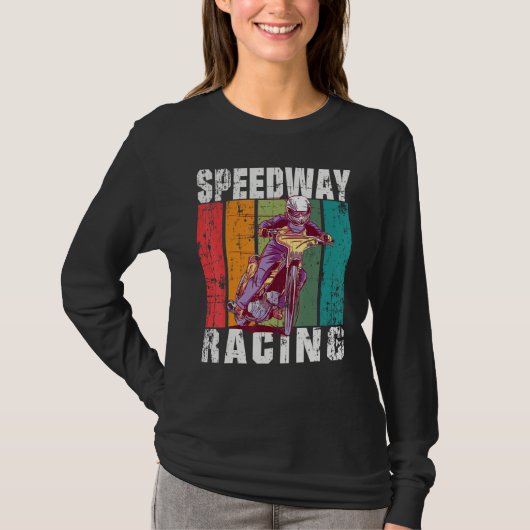 Motorcross Speedway Racen Flat Track T-shirt (Voorkant)