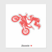 Motorcross Sticker (Vel)