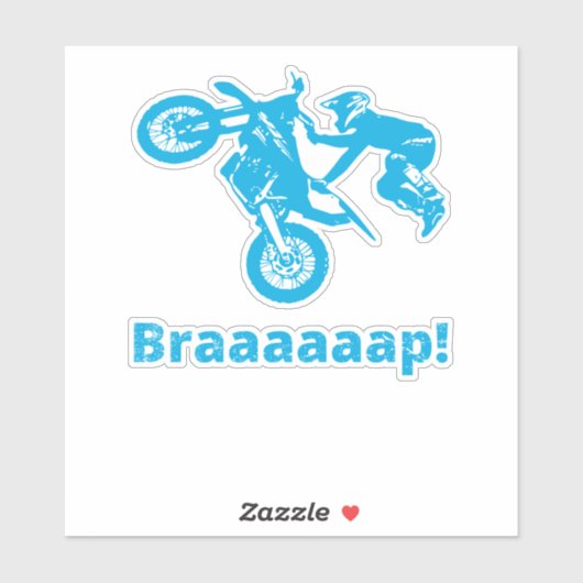 Motorcross Sticker (Vel)