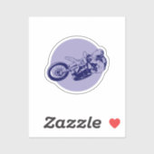 Motorcross Sticker (Vel)