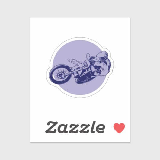 Motorcross Sticker (Vel)