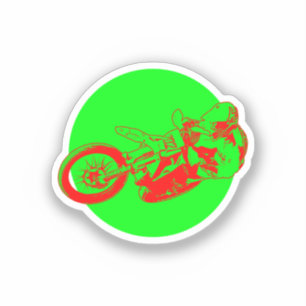 Motorcross Sticker