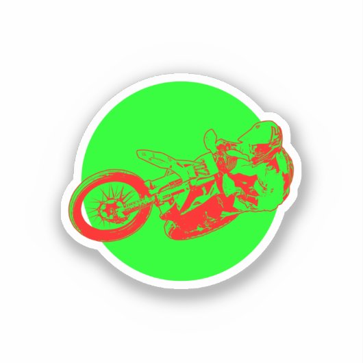 Motorcross Sticker (Voorkant)