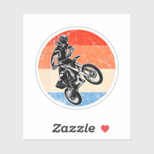 Motorcross-sticker Sticker
