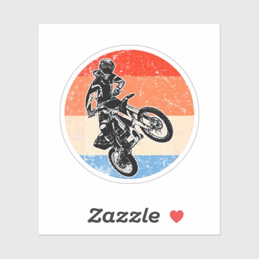 Motorcross-sticker Sticker (Vel)